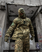 Тактичний зимовий військовий комплект Favkes ( Куртка + Штані ), Камуфляж: Піксель, Розмір: XXL - зображення 4