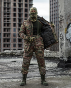 Тактичний зимовий теплий військовий комплект Artan ( Куртка + Штани ), Камуфляж: Мультикам, Розмір: M - зображення 3