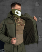 Тактичний зимовий теплий військовий комплект Laker ( Куртка + Штани ), Камуфляж: Олива, Розмір: L - зображення 8