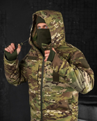Тактичний зимовий теплий військовий комплект Brazal ( Куртка + Штани ), Камуфляж: Мультикам, Розмір: XXL - зображення 5