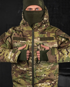 Тактичний зимовий теплий військовий комплект Brazal ( Куртка + Штани ), Камуфляж: Мультикам, Розмір: XXL - зображення 6