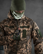 Тактичний зимовий теплий військовий комплект Masterka ( Куртка + Штани ), Камуфляж: Піксель, Розмір: S - зображення 7