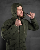 Тактический зимний теплый военный комплект Fastpos ( Куртка + Штаны ), Камуфляж: Олива, Размер: XL - изображение 4