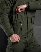 Тактичний зимовий теплий військовий комплект Fastpos ( Куртка + Штани ), Камуфляж: Олива, Розмір: XL - зображення 7