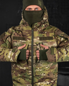 Тактичний зимовий теплий військовий комплект Brazal ( Куртка + Штани ), Камуфляж: Мультикам, Розмір: M - зображення 6