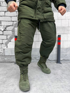 Тактичний зимовий теплий військовий комплект DuCut ( Куртка + Штани ), Камуфляж: Олива, Розмір: XL - зображення 6