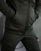 Тактичний зимовий теплий військовий комплект KH/-13 ( Куртка + Штани ), Камуфляж: Олива, Розмір: XL - зображення 6
