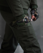 Тактичний зимовий теплий військовий комплект KH/-13 ( Куртка + Штани ), Камуфляж: Олива, Розмір: XL - зображення 8