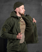 Тактический зимний теплый военный комплект Fastpos ( Куртка + Штаны ), Камуфляж: Олива, Размер: XXL - изображение 5