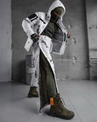 Тактический зимний теплый военный комплект Falcon ( Куртка + Штаны ), Камуфляж: Белый, Размер: XXXL - изображение 5