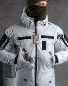 Тактический зимний теплый военный комплект Falcon ( Куртка + Штаны ), Камуфляж: Белый, Размер: XXXL - изображение 6