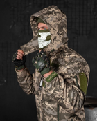 Тактический зимний теплый военный комплект Mistx ( Куртка + Штаны ), Камуфляж: Пиксель, Размер: XL - изображение 5