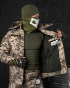 Тактический зимний теплый военный комплект Mistx ( Куртка + Штаны ), Камуфляж: Пиксель, Размер: M - изображение 4