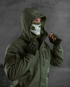 Тактический зимний теплый военный комплект Mistx ( Куртка + Штаны ), Камуфляж: Олива, Размер: L - изображение 5