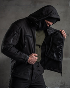 Тактический зимний теплый военный комплект Patrol ( Куртка + Штаны ), Камуфляж: Черный, Размер: XL - изображение 6
