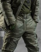 Тактичний зимовий теплий військовий комплект SnowStorm ( Куртка + Штани ), Камуфляж: Олива, Розмір: M - зображення 8