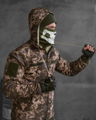 Тактичний зимовий теплий військовий комплект KH/-13 ( Куртка + Штани ), Камуфляж: Піксель, Розмір: M - зображення 4