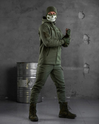 Тактический зимний теплый военный комплект Mistx ( Куртка + Штаны ), Камуфляж: Олива, Размер: M - изображение 3