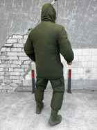 Тактичний зимовий теплий військовий комплект DuCut ( Куртка + Штани ), Камуфляж: Олива, Розмір: L - зображення 2