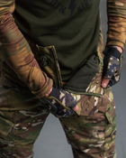 Тактический зимний теплый военный комплект SnowStorm ( Куртка + Штаны ), Камуфляж: Мультикам, Размер: M - изображение 8