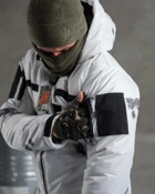Тактичний зимовий теплий військовий комплект Falcon ( Куртка + Штани ), Камуфляж: Білий, Розмір: XXL - зображення 7