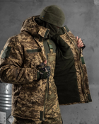 Тактический зимний теплый военный комплект Bellon ( Куртка + Штаны ), Камуфляж: Пиксель ВСУ, Размер: S - изображение 6