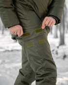 Тактичний зимовий теплий військовий комплект StormSnow ( Куртка + Штани ), Камуфляж: Олива, Розмір: L - зображення 9