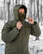 Тактичний зимовий теплий військовий комплект StormSnow ( Куртка + Штани ), Камуфляж: Олива, Розмір: S - зображення 5