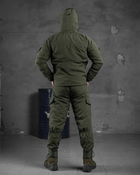 Тактичний зимовий теплий військовий комплект Fastpos ( Куртка + Штани ), Камуфляж: Олива, Розмір: S - зображення 2