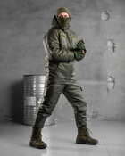 Тактичний зимовий теплий військовий комплект SnowStorm ( Куртка + Штани ), Камуфляж: Олива, Розмір: XL - зображення 3