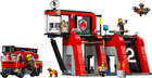 Zestaw klocków Lego City Remiza strażacka z wozem strażackim 843 części (60414) - obraz 4