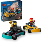 Zestaw klocków Lego City Gokarty i kierowcy wyścigowi 99 części (60400) - obraz 3