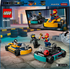 Zestaw klocków Lego City Gokarty i kierowcy wyścigowi 99 części (60400) - obraz 2