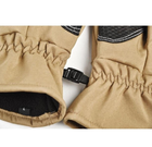Водоотталкивающие ветрозащитные Softshell на флисе зимние перчатки Койот 9003-L - изображение 7