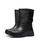 Тактичні зимові чоботи водонепроникні Чорні SnowBoots2-42 - зображення 3