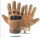 Универсальные полнопалые перчатки с защитой косточек койот 8002-XL - изображение 2