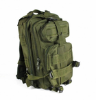 Тактический походный рюкзак на 25 л D3-GGL-101 Олива - изображение 3