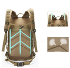 Тактический походный рюкзак на 35 л D3-GGL-202 Койот - изображение 7