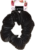 Gumka do włosów Glamour karbowana Czarna (5902704176171) - obraz 1