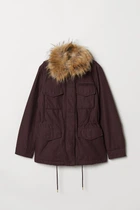 Парка H&M 36 сливовый 6594538