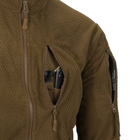 Куртка тактична Helikon-Tex Флісова на замку L Койот ALPHA TACTICAL JACKET - GRID FLEECE Coyote (BL-ALT-FG-11-B05-L) - изображение 7