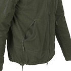 Куртка тактична Helikon-Tex Флісова на замку 2XL Олива ALPHA TACTICAL JACKET - GRID FLEECE 2XL Olive Green (BL-ALT-FG-02-B07-XXL) - изображение 6