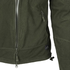 Куртка тактична Helikon-Tex Флісова на замку XL Олива ALPHA TACTICAL JACKET - GRID FLEECE XL Olive Green (BL-ALT-FG-02-B06-XL) - изображение 7