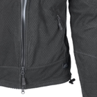 Куртка тактична Helikon-Tex Флісова на замку 2XL Сіра ALPHA TACTICAL JACKET - GRID FLEECE 2XL SHADOW GREY (BL-ALT-FG-35-B07-XXL) - зображення 7