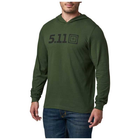 Футболка з довгим рукавом 5.11 HOODED LONG SLEEVE TEE 76165 Medium, Kombu Green - зображення 1