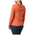 Жіноча футболка на довгий рукав Women's 5.11® Hooded Long Sleeve Tee 69278 X-Small, Чорний - зображення 6
