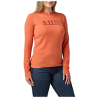Женская футболка на длинный рукав Women's 5.11® Hooded Long Sleeve Tee 69278 Small, Чорний - изображение 5