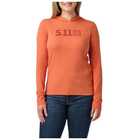 Женская футболка на длинный рукав Women's 5.11® Hooded Long Sleeve Tee 69278 Large, Чорний - изображение 4