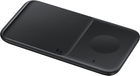 Бездротова зарядка Samsung Duo Wireless EP-P4300BBE Чорна (8806090962929) - зображення 3