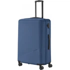 Чемодан пластиковый большого размера L синий Travelite Bali TL072349-25